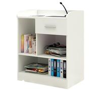 Generico Supporto per podio in Legno per conferenze, pulpito per Chiesa e Ufficio, Tavolo per Insegnanti, leggio per dibattiti, Piattaforma per Il Commercio al Dettaglio, banco Reception