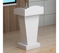 Generico Supporto per podio Portatile, scrivania informativa Regolabile per aule, chiese, uffici, ristoranti ed Eventi - Piccola Console per Insegnanti per presentazioni e scrivania di Benvenuto