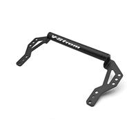 Generico Supporto Per Smartphone GPS Da Moto Per Suzuki V-Strom 650 DL 2017-2024, Montaggio Centrale Sul Manubrio Anteriore con barra trasversale(Nero 2)