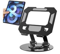 Generico Supporto Per Tablet Regolabile - Suporto Con Base Girevole A 360 Gradi | Pr Computer Sollevabile E Pieghevole Per Tablet, Monitor Fino A 12,9 Pollici, Supporto Desktop Pr, Braccio Fle