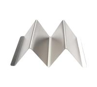 Generico Supporto per Taco in Acciaio Inossidabile - Supporto a Forma di W | Vassoio per Involtini e alla Lattuga | Porta Taco Resistente per Mensa, Cucina, Casa