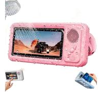 Generico Supporto per telefono Aqua Play - Altoparlante Bluetooth intelligente integrato, angolo di apertura con rotazione di 360° per raccolta e posizionamento, impermeabile, antiperforazione, (B)