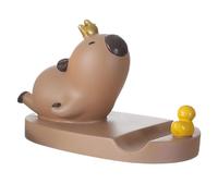 Generico Supporto Per Telefono Capibara | Supporto Tablet Animali Cartoon Figura Capibara - Decorazione Desktop Portatile Per Auto Ufficio Casa