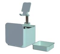 Generico Supporto Per Telefono Cellulare Da Scrivania - Culla Pieghevole E Regolabile | Culla Per Cellulare Con Cestino - Per Ufficio Tavolo Desktop Casa Adolescenti Donne Uomini Live Streaming Video