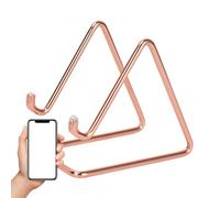 Genérico Supporto per telefono cellulare in metallo - Fermaporta per telefono - Supporto da tavolo per telefoni cellulari - Supporto per telefono compatibile con tutti gli smartphone