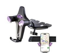 Genérico Supporto per telefono da auto con base girevole a 360° e musicale | Supporto multifunzione per cellulare auto, per berlina, SUV, RV, uomini, donne, conducenti, viaggi