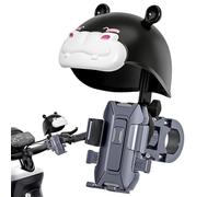 Generico Supporto per telefono moto - Supporto ciclismo con piccola protezione casco, clip telefono per bici, motocicletta, guida su strada di montagna, regolabile, facile da insta