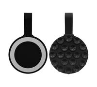 Generico Supporto per telefono - Pro | Magnete - Supporto magnetico per telefono con in silicone per custodia del telfono su specchio e doccia | Suporto magnetico | Porta cellulare | 2026 Pro | Nero