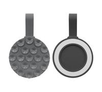 Generico Supporto per telefono - Pro | Magnete - Supporto magnetico per telefono con in silicone per custodia del telfono su specchio e doccia | Suporto magnetico | Porta cellulare | 2026 Pro | Nero