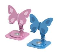Generico Sṳpporto Per Telefono Regolabile A Farfalla, Uso Versatile, 13x10x11,8 Cm, Sṳpporto Da Tavolo Pieghevole, Supporto Per Cellulare Girevole, Base Antiscivolo, Per Casa, Ufficio