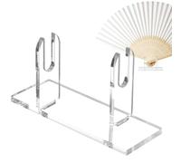 Generico Supporto Per Ventaglio Da Esposizione | Portaventagli Giapponese in Acrilico,Supporto Oggetti Scena per Teatro Mostra Espositiva e Rack Display Strumento Rinfrescante Manuale