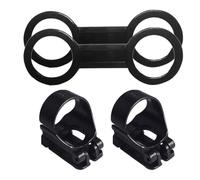 Generico Supporto Porta Tubo da Snorkel in Silicone e Abs 4 Pezzi, Clip Robusta per Maschera e Boccaglio Subacqueo, Regolabile e Smontabile per Attrezzatura Immersione e Snorkeling,