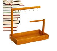Generico Supporto portachiavi, portachiavi per tablet | Supporto per portagioielli in legno per chiavi,Vassoio per il bagno, organizer da appoggio con