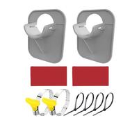 Generico Supporto Portatubo Piscina - Installazione Facile Adattamento Stretto 2 Pezzi - Kit Supporto Tubo Piscina,per Proprietari Professionisti Appassionati Feste in Giardino Case Vacanza