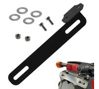 Generico Supporto Posteriore per Telecamera Moto Hardware Di Montaggio | Portatarga Posteriore Adatto a Principianti Appassionati Action Camera Scooter Guida all'Aperto Viaggio su Strada