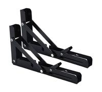 Generico Supporto Ripiegabile per Mensola - 2 Pezzi Mensole Ripiegabili a Parete con Montaggio a Parete,Accessorio Triangolare Risparmio Spazio 20 cm per Cucina Lavanderia Sala Pranzo