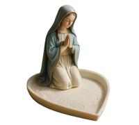 Genérico Supporto Rosario Vergine Maria - Espositore per collane, supporto cattolico classico per scrivania scaffale comodino studio