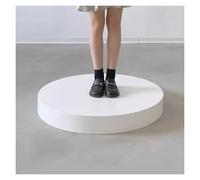 Generico Supporto Rotondo a piedistallo per manichini - Piattaforma espositiva Portatile per Negozi di Abbigliamento e camerini - Elegante Colonna Porta-Modelli per la Vendita al Dettaglio di Moda