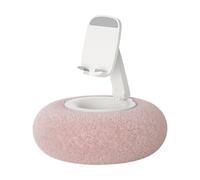 Generico Supporto Schermo Morbido - Tessuto Felpato 185x110x190mm | Regolabile Porta-Tablet | Supporto Telefono Ammortizzato | Base Per Dispositivo Comoda Per Lettura, Visione E Uso A Mani Libere