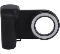 Genérico Supporto Selfie Modello BBC-9 Monte Telefono Magnetico, Maniglia di Presa della Macchina Fotografica del Telefono con Selfie Remote e Luce di Riempimento