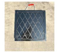 Generico Supporto stabilizzatore per Gru - Supporto livellante impilabile per rimorchi e Camper, impedisce l'affondamento di e Camion con cestello, 19,7" x19,7 x2,4 con Maniglia a Fune