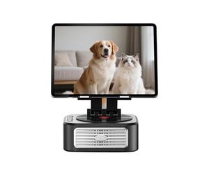 Generico Supporto tablet da scrivania | Speaker Girevole a 360° Multifunzionale Stereo Regolabile | Cassa wireless smart - Per bambini, cucina, piano bar, scrivania, ufficio, auto, parete, casa