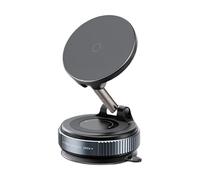 Generico Supporto Telefono Magnetico a Vuoto - Caricatore Wireless con Supporto Pieghévole, Auto con Magnete Potente - Per SUV Camion Auto Cruscotto Parabrezza Navigazione Scrivania Specchio Palestra