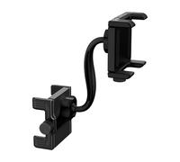 Generico Supporto Telefono per Specchietto Retrovisore Auto,Supporto Girevole per Telefono da Specchio Retrovisore,Portatile con Morsetto per SUV Auto Moto - Esterno