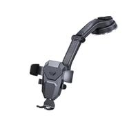 Generico Supporto universale for telefono da auto a ventosa con braccio telescopico e rotazione a 360°(ES25 Black)