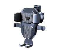 Generico Supporto universale for telefono da auto a ventosa con braccio telescopico e rotazione a 360°(Air vent Black)