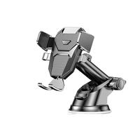 Generico Supporto universale for telefono da auto con ventosa, staffa di supporto for parabrezza e cruscotto a 360°(Vent Black)