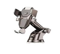 Generico Supporto universale for telefono da auto con ventosa, staffa di supporto for parabrezza e cruscotto a 360°(Suction Cup Black)