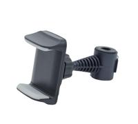 Generico Supporto universale for telefono da auto, supporto for poggiatesta del sedile posteriore, gancio e clip(Black grey)