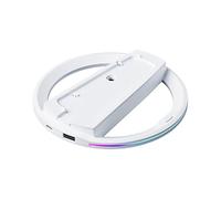 Generico Supporto verticale console per PS5 Slim, supporto da scrivania per montaggio su base con luci RGB per PS5 Slim