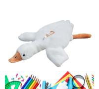 Genérico SUPS primavera peluche | penna penna piuma d'oca | Grande penna giocattolo peluche con una cerniera | Primavera con supporto per penna ideale