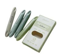 Generico Surligneurs à double pointe - Ensemble 4 stylos surligneurs double face | Marqueurs pastel esthétiques | mignons protection des yeux | Fournitures scolaires dessin notes claires étude