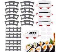 Genérico Sushi Train Toys - Freight Train Children | Railway Train with Plate Electric Rail Train Set | Toddler Train Set for Cupcake Sweetie Sushi Transport Boys & Girls from 4 Years Old
