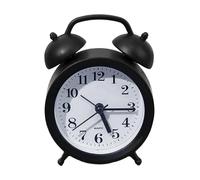 Genérico Sveglia analogica: da tavolo retrò silenzioso con design vintage Sveglia silenziosa che funziona a batterie: adatto per l'uso sul posto di lavoro, stanza degli studenti, mo