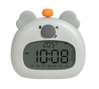Genérico Sveglia peluche per bambini, con illuminazione ricaricabile, design Koala, per camera da letto, organizer luminoso per ambienti nelle stanze delle ragazze e dei bambini, per dormire