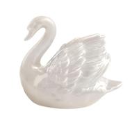 Generico Swan Toilet Decorative Lid | Ceramic Swan Toilet Bolt Cover, Handmade Bathroom Accessory | Easy Install Ţoilet Decor for Most Standard Toilets, Elegant Śwan-Themed Bathroom Decoration