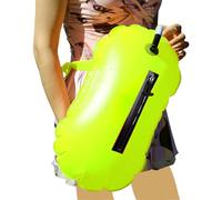 Generico Swim Buoy, 2-in-1 Safety Float, 20l 14.57x27.56 Inches Adjustable Waist Belt, Waterproof Dry Bag for Open Water Swimming, Snorkeling, Triathletes, Surfers, Adults