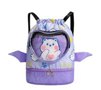 Generico Swimming Bag For Kids Dry Wet Separated Sackpack Swim Backpack