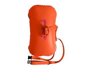 Generico Swimming Buoy, Inflatable Swimming Aid For Pulling, 48x31.5cm Swim Drybag With Adjustable Waist Belt, Sturdy Material Single Air Bag Buoy For Open Water Swimmers For Safe Swim Training