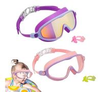 Generico Swimming Goggles, Anti-Fog No-Leak Eyewear with UV Protection and Nose Clip, Kids Swim Accessories for Diving, Snorkeling, Beach, Pool, and Summers Fun, Girls, Boys, and Youth