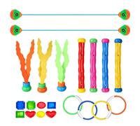 Generico Swimming Pool Dive Toys - Sinking Dive Rings, Pool Fun Dives Toys