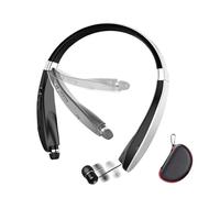 Generico SX-991Auricolari pieghevoli wireless veri Auricolari Bluetooth con archetto da collo stereo Cuffie cancellazione del rumore microfono(Blue)