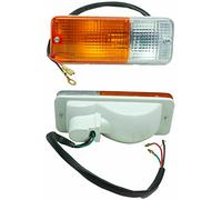 GENERICO SX+DX COPPIA FANALE ANTERIORE PER SUZUKI SJ410 SJ413 SAMURAI SANTANA FANALINO BIANCO