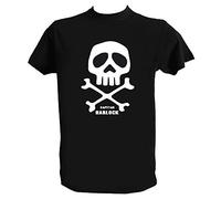 Generico T Shirt Capitan Harlock Jolly Roger Arcadia Uomo Bambino Maglietta Anime Manga Anni 80, Bambino 3-4 Anni