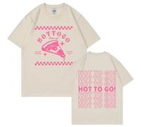 Generico T-Shirt Chappell Roan T-Shirt da Uomo E da Donna T-Shirt da Strada Hip-Hop T-Shirt a Maniche Corte T-Shirt Girocollo Abbigliamento Estivo (5 M)