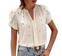 Generico T Shirt Donna Curvy Cotone Manica Lunga Maglia Trekking Donna Manica Lunga Camicie Lino Donna Estive Top Sportivo Donna Maniche Corte Shirt Dress Maxi